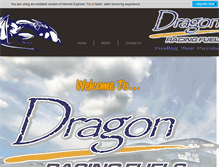 Tablet Screenshot of dragonracingfuels.com